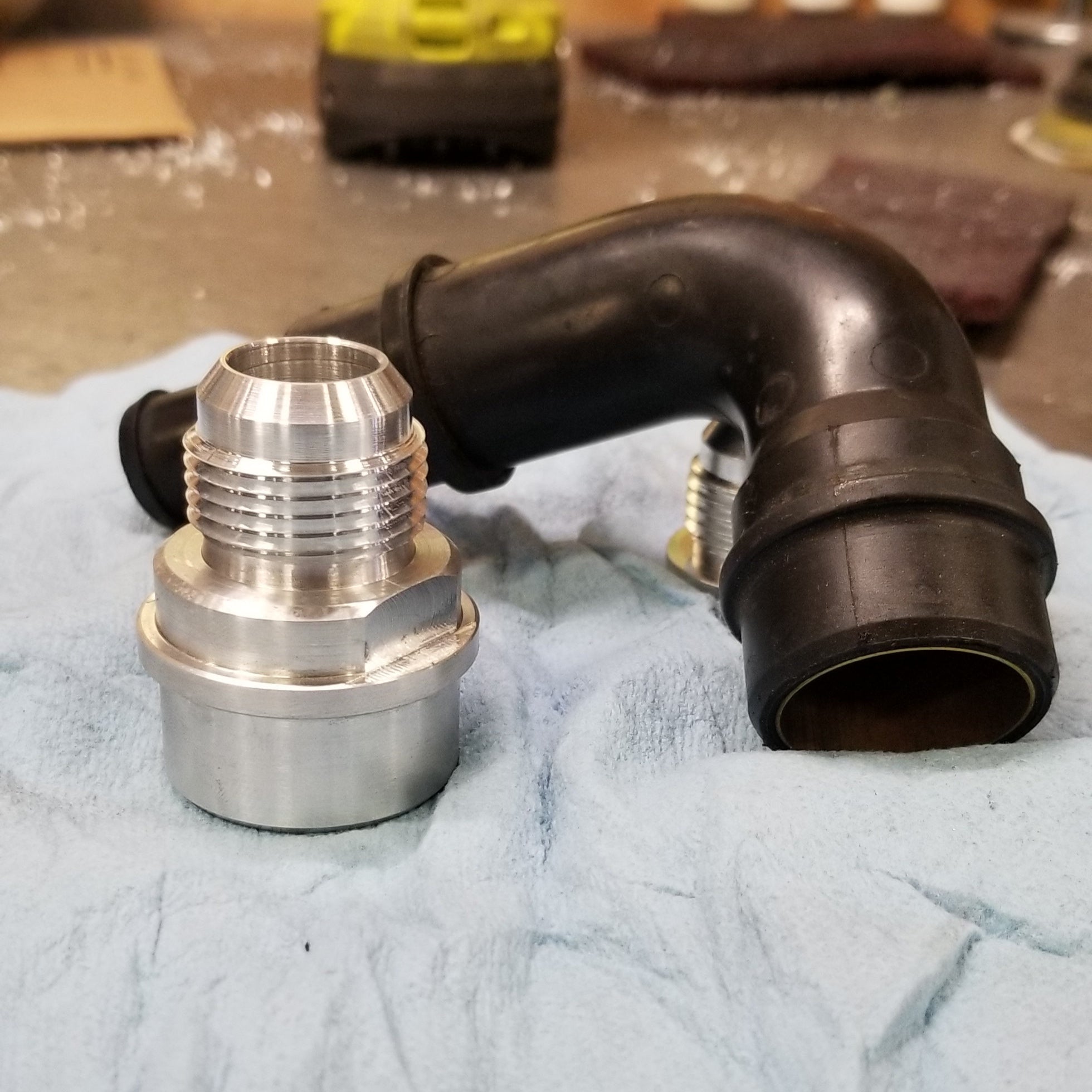 1.8T Block Breather Adapter